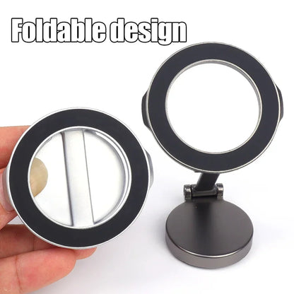 Strong Magnetic Cell Phone Holder - 360° Swivel Adjustable Magsafe Back Sticker for iPhone 16, Samsung, Xiaomi, Universal