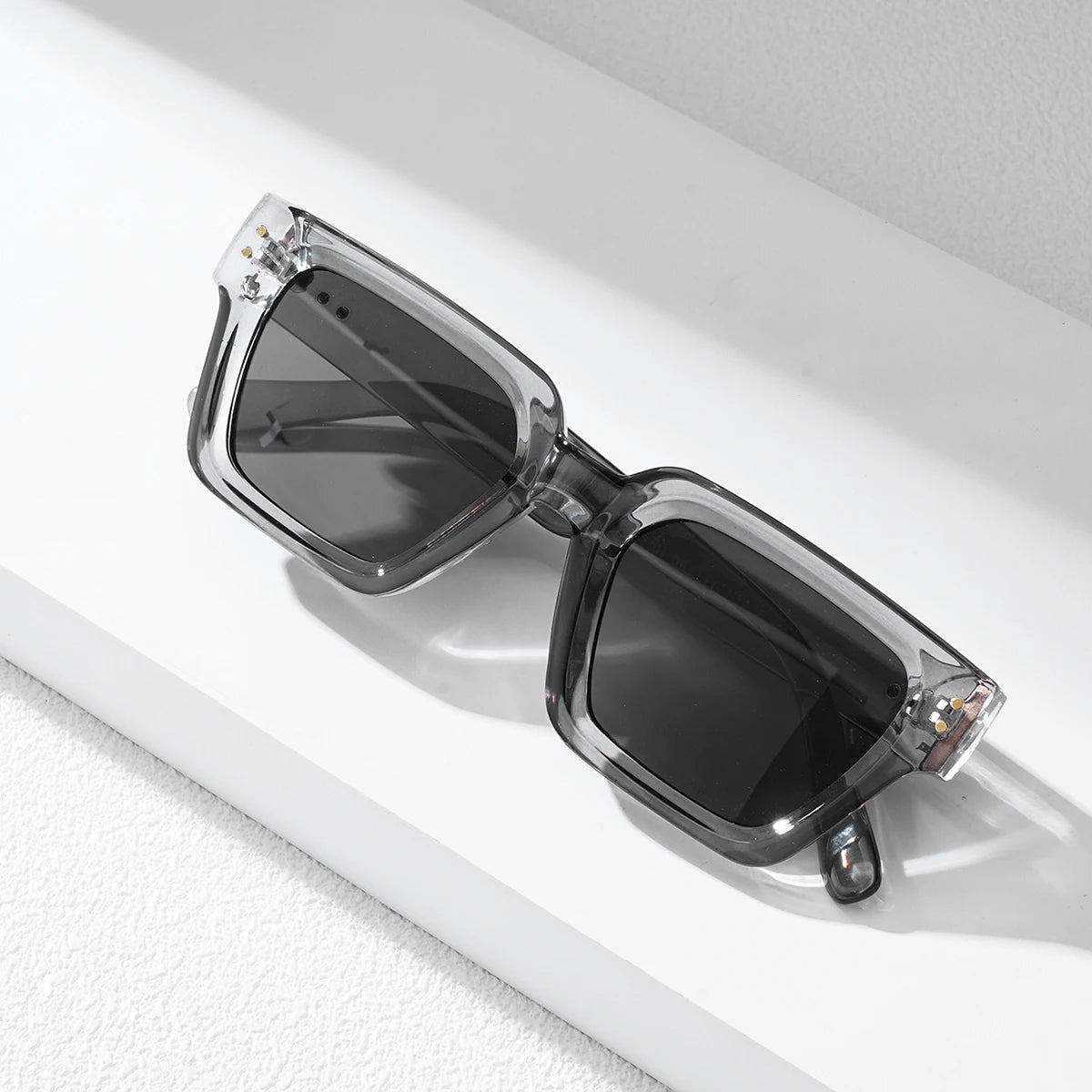 Ruiao 2024 Luxury Premium Designer Sunglasses – Black Square Shades for Men & Women