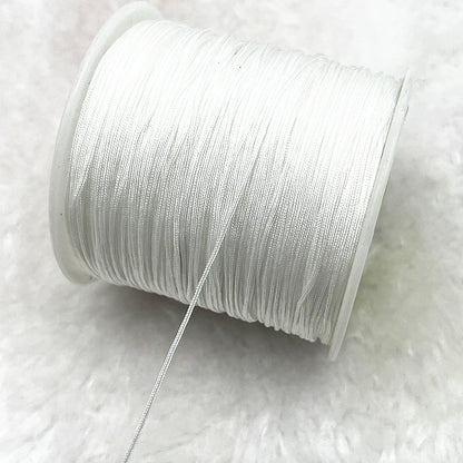 Nylon Macrame Cord Thread (0.4–1.5mm) – Braided DIY Bracelet, Beading & Tassel String