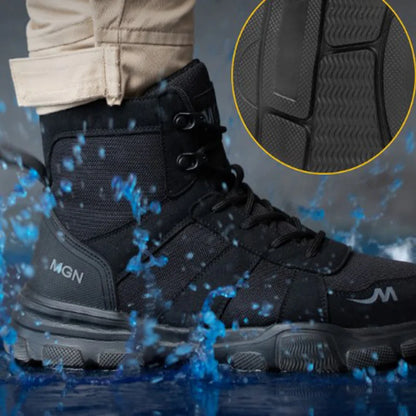 Indestructible Work Boots – Steel Toe Safety Shoes for Men & Women, Puncture-Proof, Non-Slip Sneakers for Work