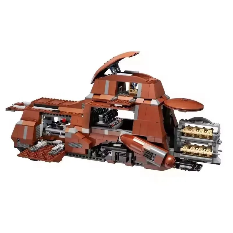 MOC Cosmic Warship & Armored Vehicle Building Blocks — Boys Holiday Gift Model Toy