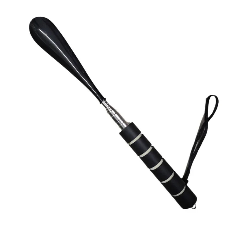 Stretchable Long Metal Shoehorn 30-71cm – Shoe Spoon for Pregnant Women & Elderly, No-Bend Shoe Wearing Aid