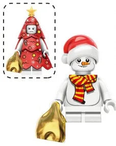 Christmas Building Blocks Toy Set – Santa Claus & Reindeer Action Figures Gift
