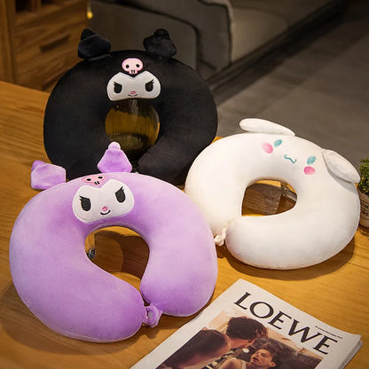 Kawaii Sanrio Kuromi Plush Backpack – Lolita Style Stuffed Animal Doll, My Melody Tote Bag for Women & Girls, Christmas Gift