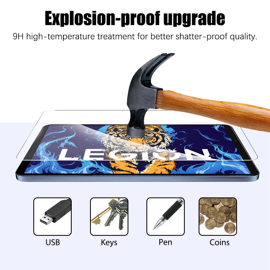 3PCS Tempered Glass Screen Protector for Lenovo Legion Y700 8.8" 1st & 2nd Gen (2022/2023) TB-9707 TB-320 Tablet Film