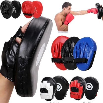 Kickboxing Gloves Pad - PU Leather Punch Target Bag for MMA, Karate, Muay Thai, Sanda & Free Fight Training for Adults & Kids