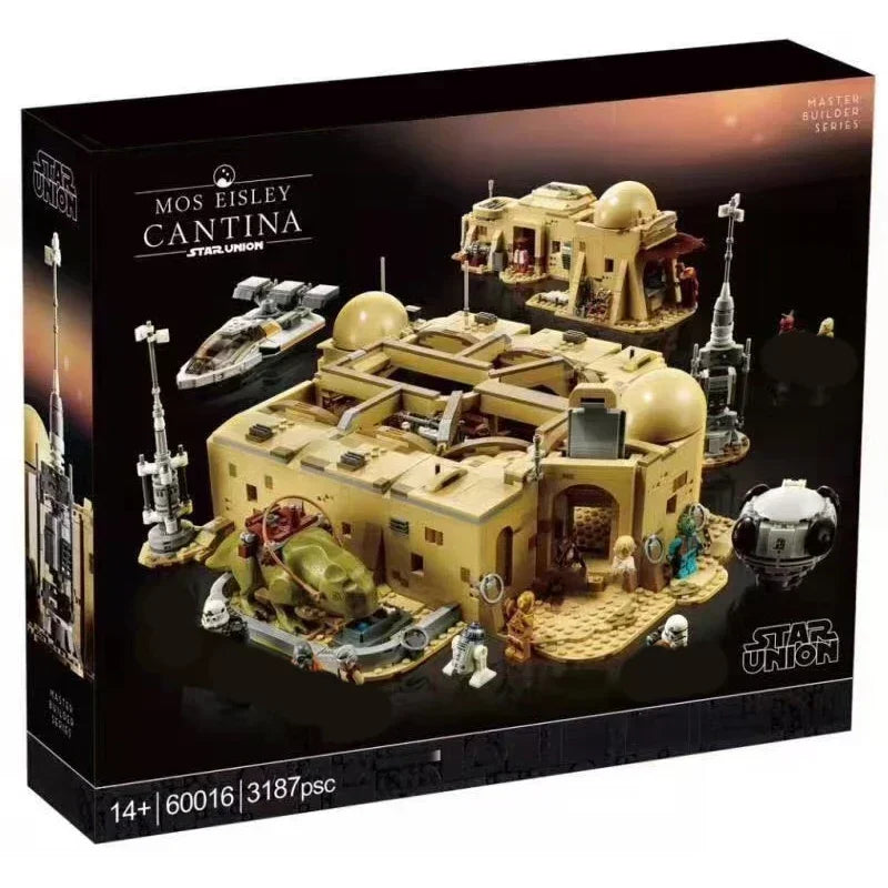 HOT TOY Mos Eisley Cantina Building Blocks – Compatible with 75290 DIY Toy Set for Birthday & Christmas Gifts