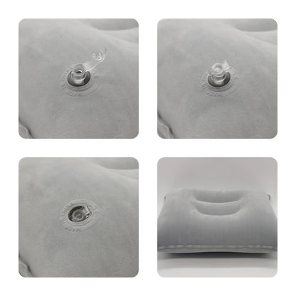 Inflatable Air Pillow Bed – PVC Nylon Camping & Travel Pillow for Neck and Back Support