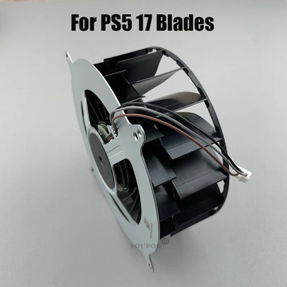 Original PS5 Internal Cooling Fan — 17 & 23 Blade Replacement Cooler for PlayStation 5 Console