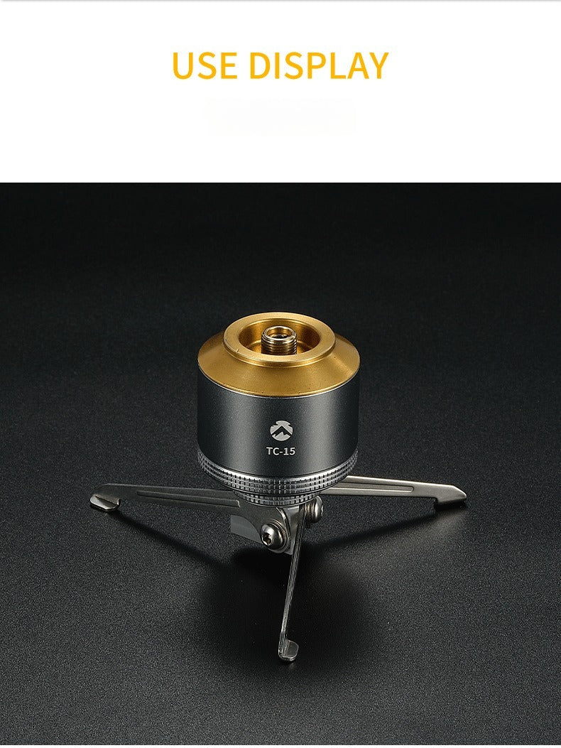 CAMPINGMOON TC-ST Stainless Steel Camera & Light Stand – Foldable Aluminum Tripod for Camping