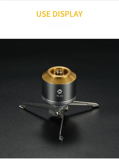 CAMPINGMOON TC-ST Stainless Steel Camera & Light Stand – Foldable Aluminum Tripod for Camping