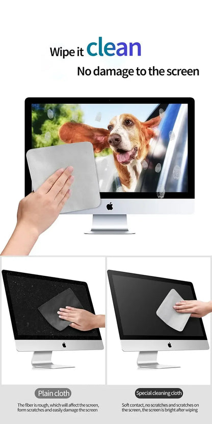 New Nano-Texture Polishing Cloth for Apple Devices – 1:1 Screen Cleaner for iPhone, iPad, Mac, iPod Pro & Apple Watch