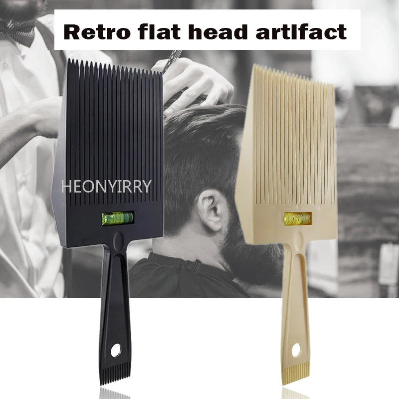 Flat Top Guide Comb for Men | Haircut Clipper Comb | Barber Shop Hairstyle Tool | Salon Hair Cutting Accessory