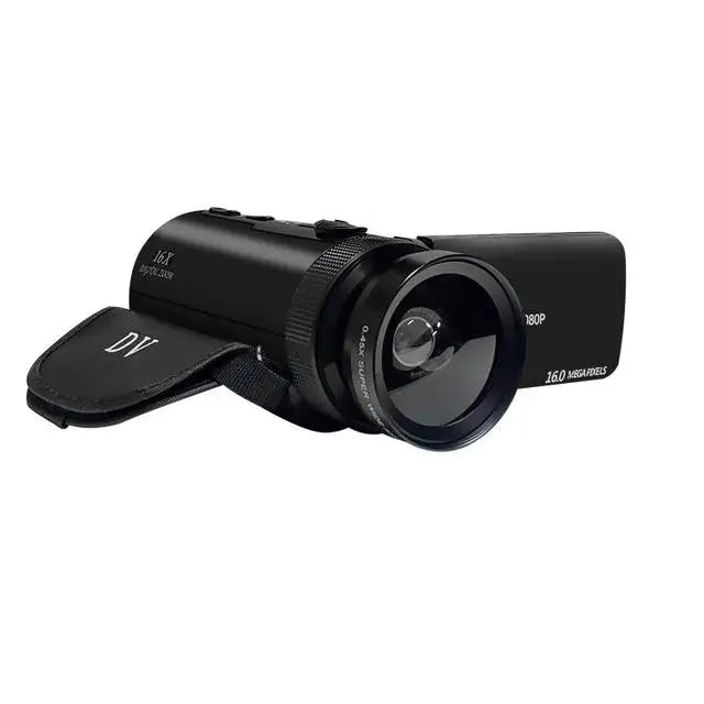 HD 1080P Digital Video Camera – 16MP Professional DV Camcorder with Built-in Microphone, Anti-Shake & Multifunction Photography Recording System