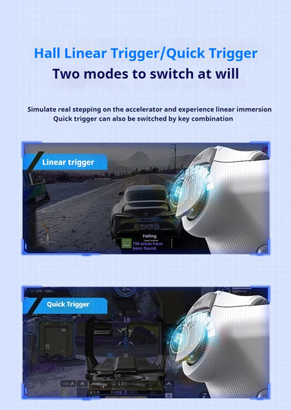 Memo S3 Gamepad Type-C Mobile Controller – Hall Effect Stretching Handle, Joystick for Android, PS Cloud Game, Customized