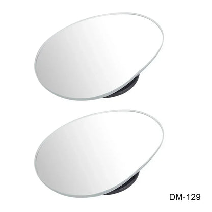 2pcs Car Blind Spot Mirrors - 360° Adjustable HD Wide Angle Frameless Rearview Auxiliary Round Mirrors