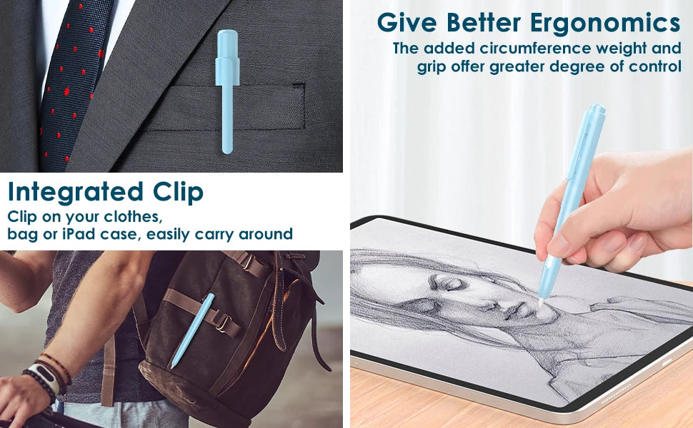 Premium PC Case for Apple Pencil 2nd Gen – Protective Stylus Holder Sleeve