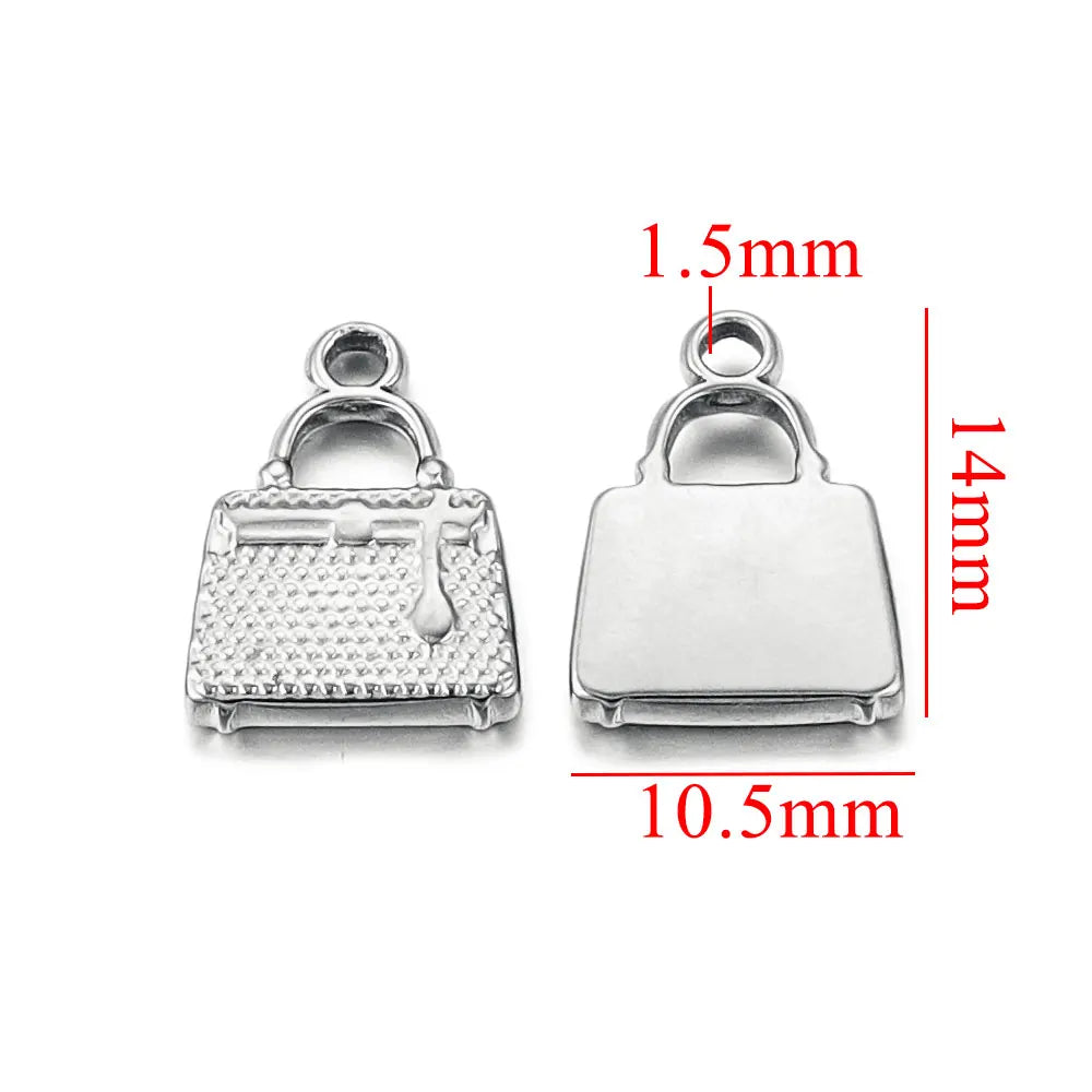 10PCS Stainless Steel Gold-Plated Sun Flower Crown Charms – DIY Necklace & Earrings Jewelry Making Accessories