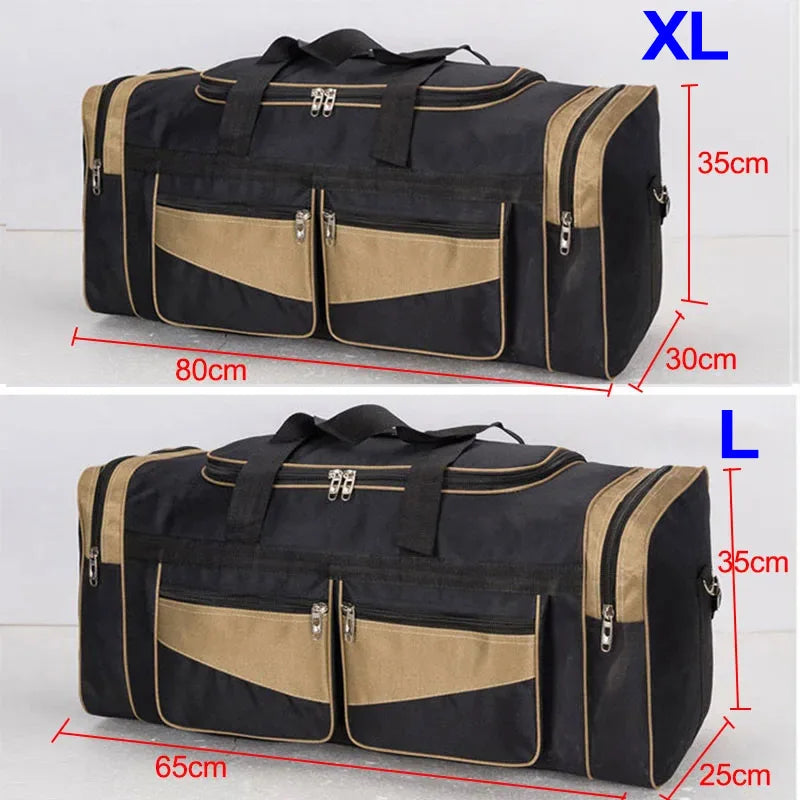 90L Large Travel Duffel Bag - Spacious Camping, Gym & Sports Shoulder Bag for Men & Women