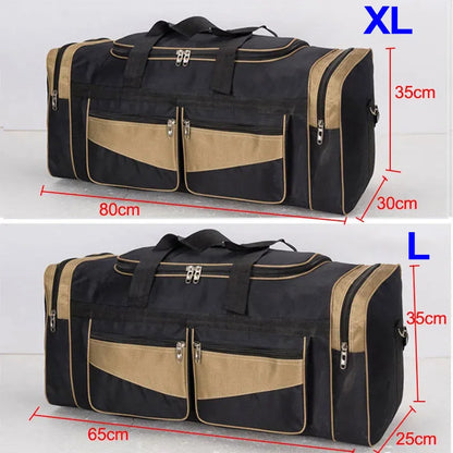 90L Large Travel Duffel Bag - Spacious Camping, Gym & Sports Shoulder Bag for Men & Women