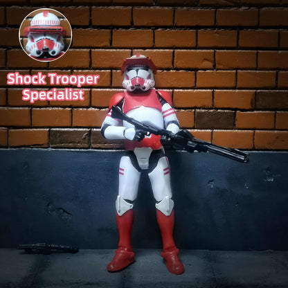 Star Wars 3.75" Clone Trooper Action Figure — 1/18 501st & 187th Legion REX ARF P1/P2 Toy Model