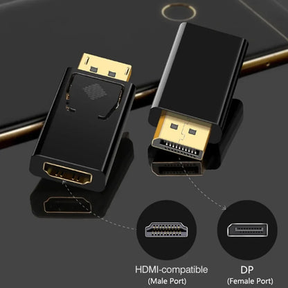 DP Male to Female 4K Converter – DisplayPort to HDMI-Compatible Video Audio Adapter Cable for PC, TV, Laptop, Projector