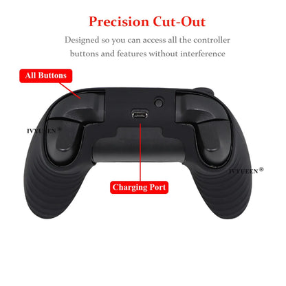 IVYUEEN MixColor Protective Silicone Case for Xbox Series S/X Controller — Thumbstick Grip Caps & Gamepad Cover