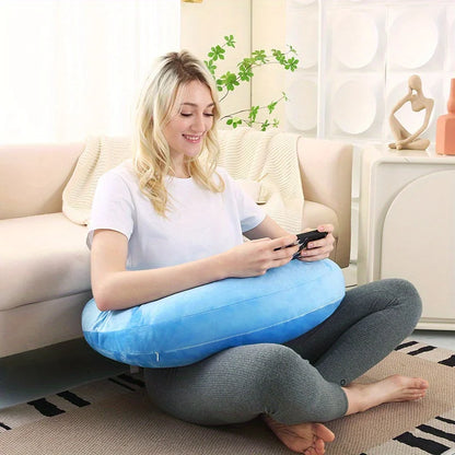 Reading & Gaming Arm Support Pillow – Soft Portable Desk Cushion for Comfort While Watching TV, Traveling, Crocheting & Relaxing Use