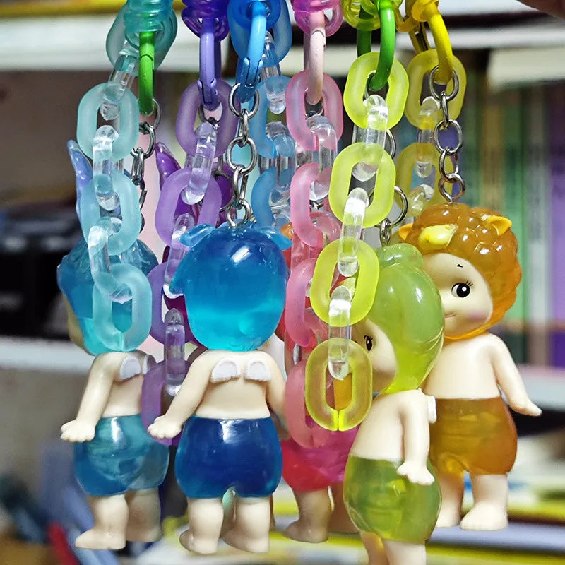 Candy House Angel Keychain Blind Box – Handmade Cartoon Doll Pendant & Mystery Gift