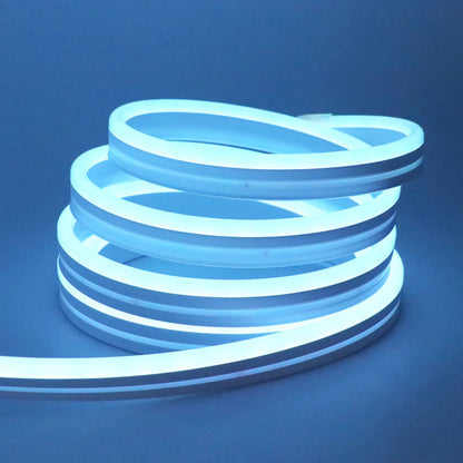 EU Plug DC24V RGB Neon LED Strip – 3535 Bluetooth Music Sync Waterproof Rope Light, 5-30M for Indoor & Outdoor Decor