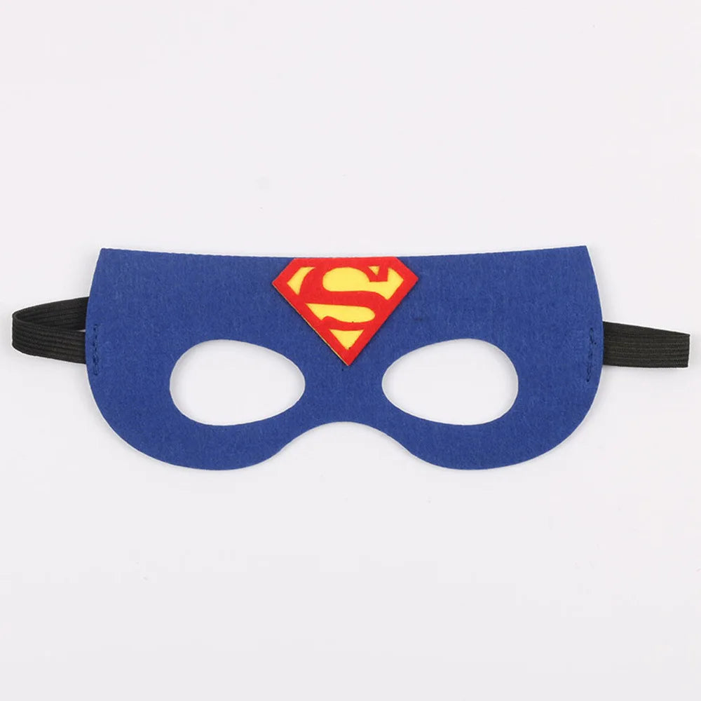 Halloween Superhero Masks — Christmas & Birthday Party Dress-Up Cosplay Mask for Kids, Children’s Favor & Mystery Gift