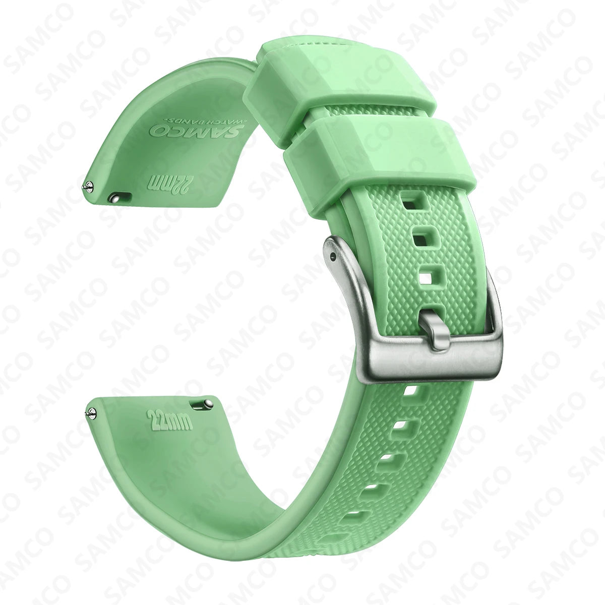 Quick-Release Silicone Watch Band - 18mm, 20mm and 22mm Rubber Replacement Strap for Huawei, Samsung Galaxy and Garmin Watches