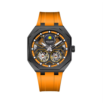 AILANG Double Tourbillon Mechanical Watch - Automatic Waterproof Luxury Timepiece 8839