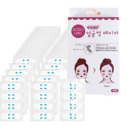 4/80pcs V-Lift Face Stickers — Invisible Adhesive Makeup Tape for Chin Lifting, Skin Tightening & Slimming