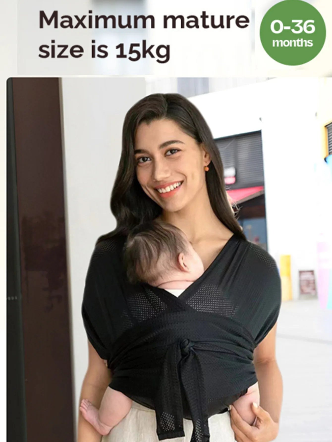 Minimalist X-Shaped Baby Sling - Multifunctional Easy Carry Wrap Towel Carrier for Children