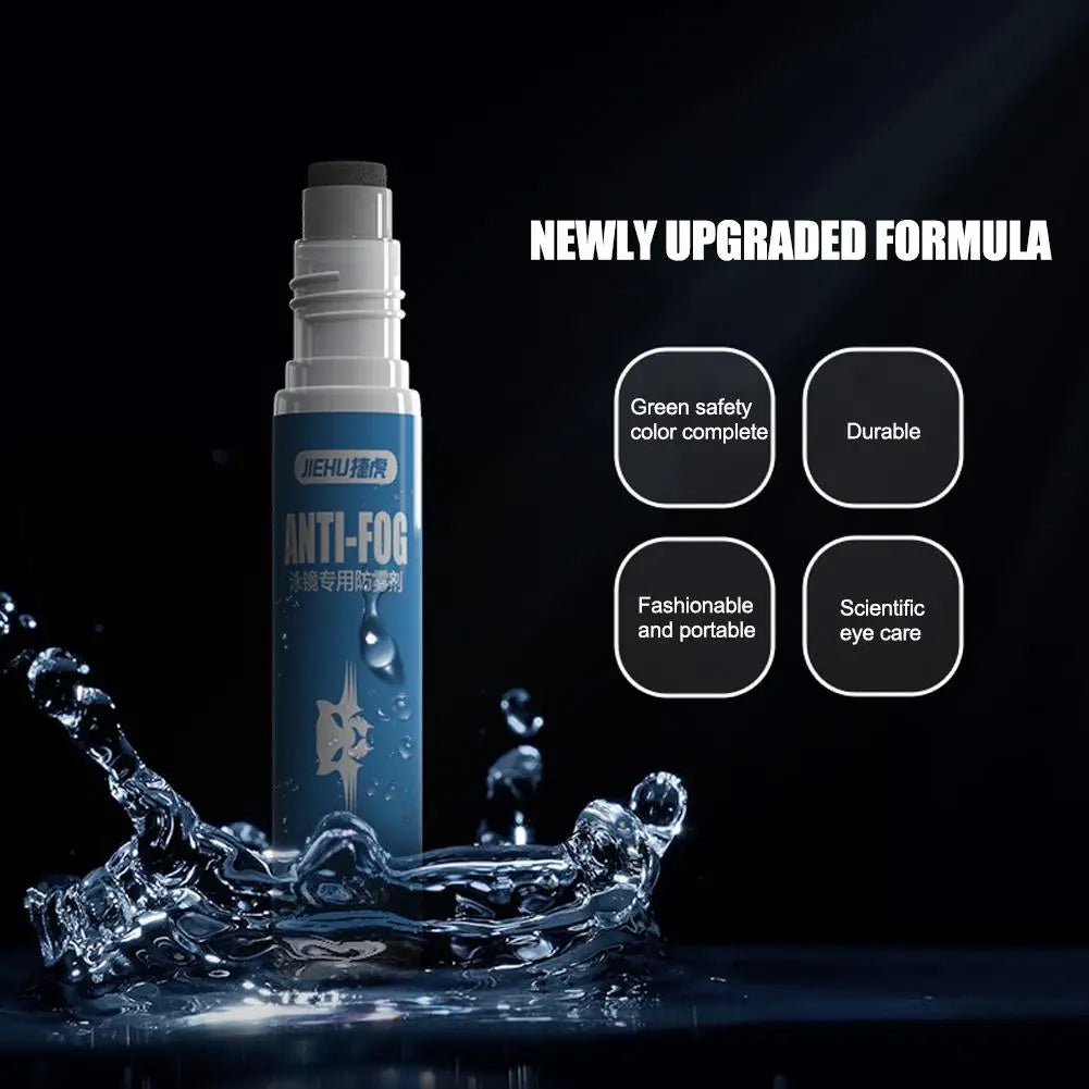 Anti-Fog Lens Cleaner - 10ml Solid Solution for Swim Goggles & Diving Mask Fog Prevention