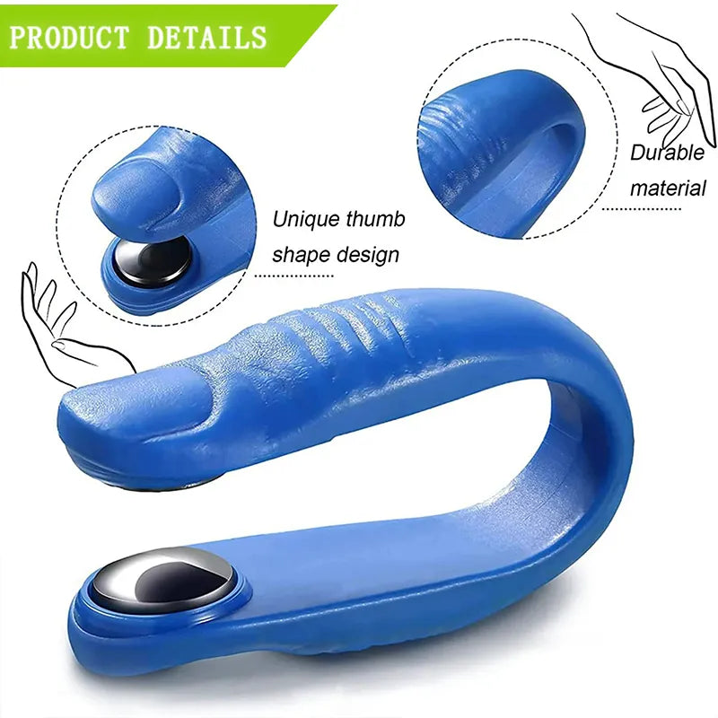 Tiger Mouth Acupoint Massage Clip - Magnetic Finger Massage Tool for On-the-Go Body Relaxation and Health Care