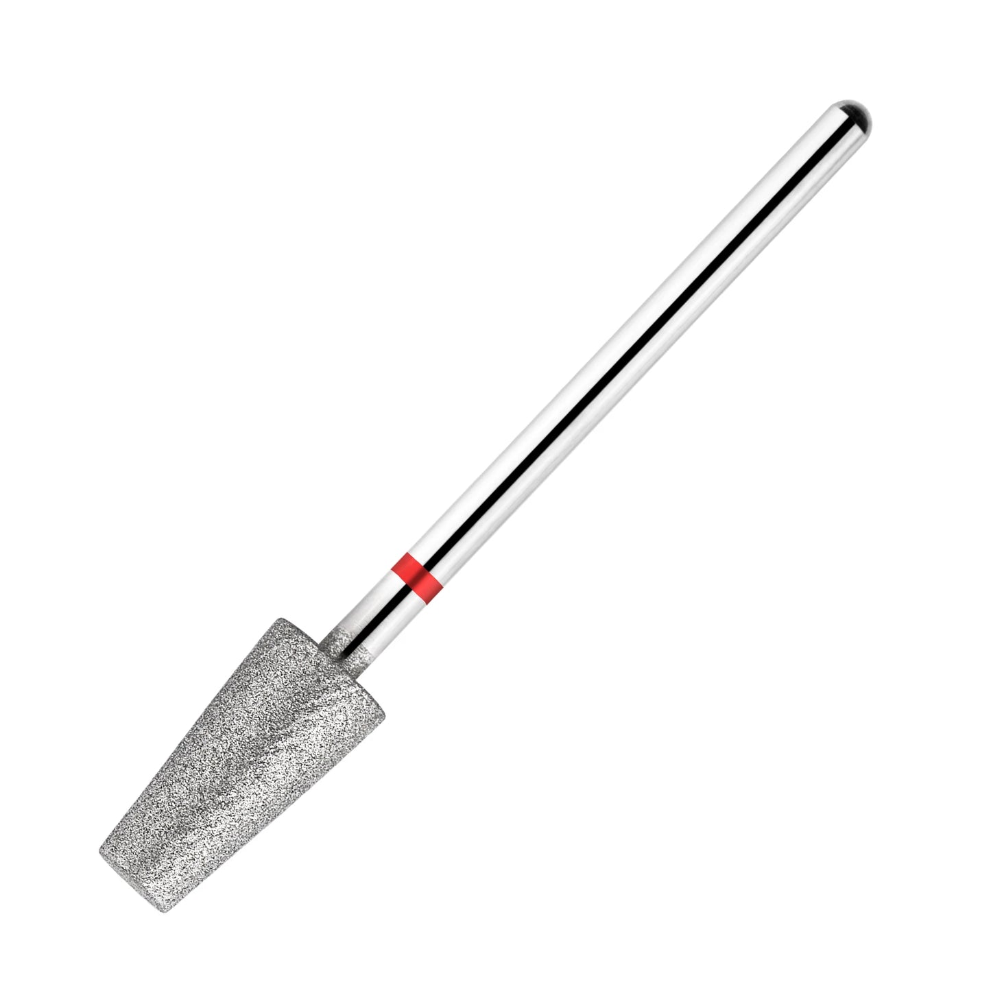 BNG Diamond Nail Sanding Drill Bits - Cross Teeth Barrel Rotary Cuticle Clean Burr, 3/32" Manicure Bit for Nail Accessories