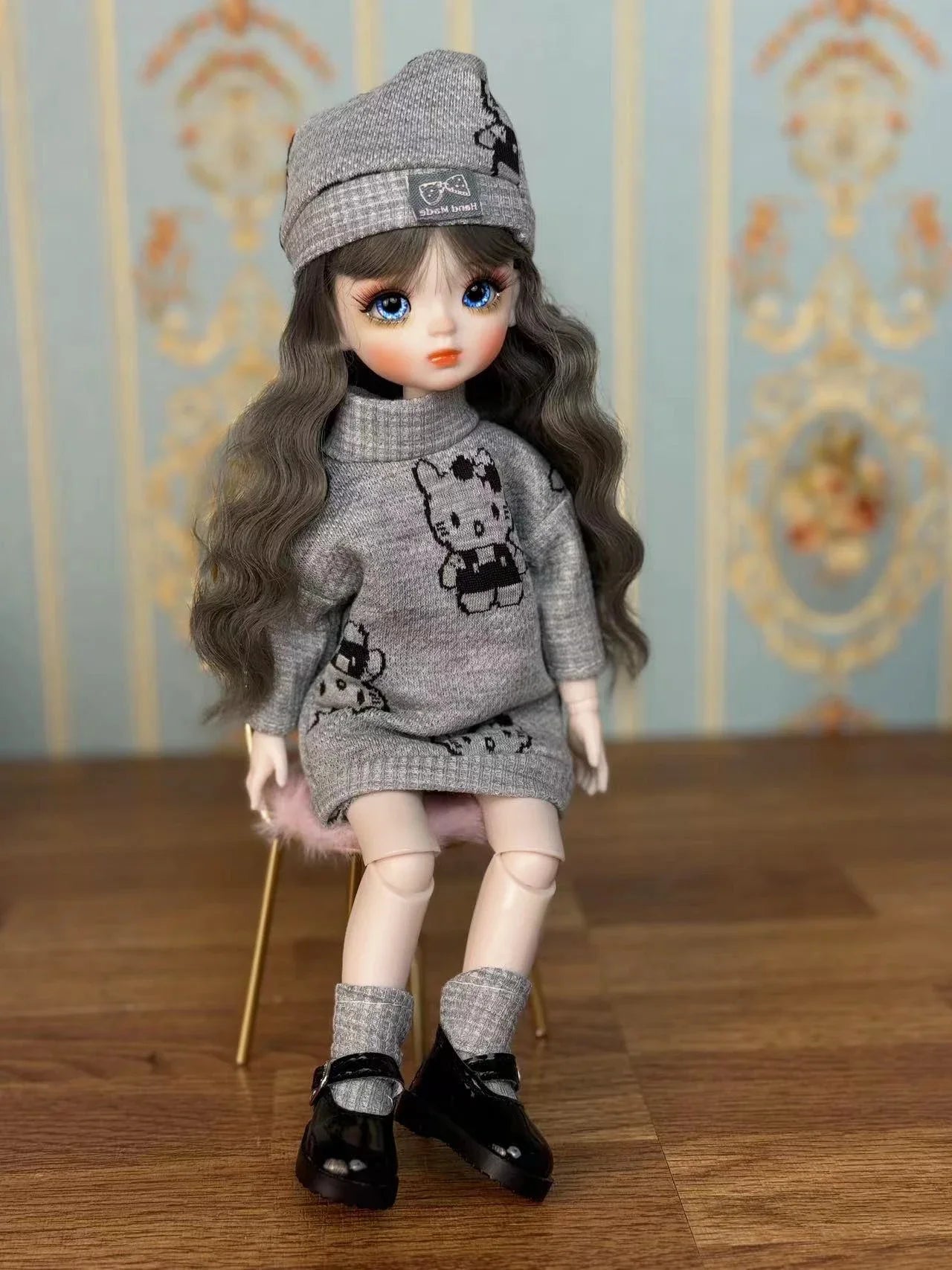 Sweet Doll 1/6 BJD Handmade 30cm Princess Doll – Makeup Doll for Girls Birthday Gift