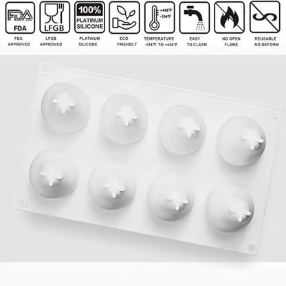 Fruit Series Silicone Cake Mold — Mango & Pear Shapes for Mousse, Dessert Baking, Non-Stick & Easy-Clean French Cake Decoration