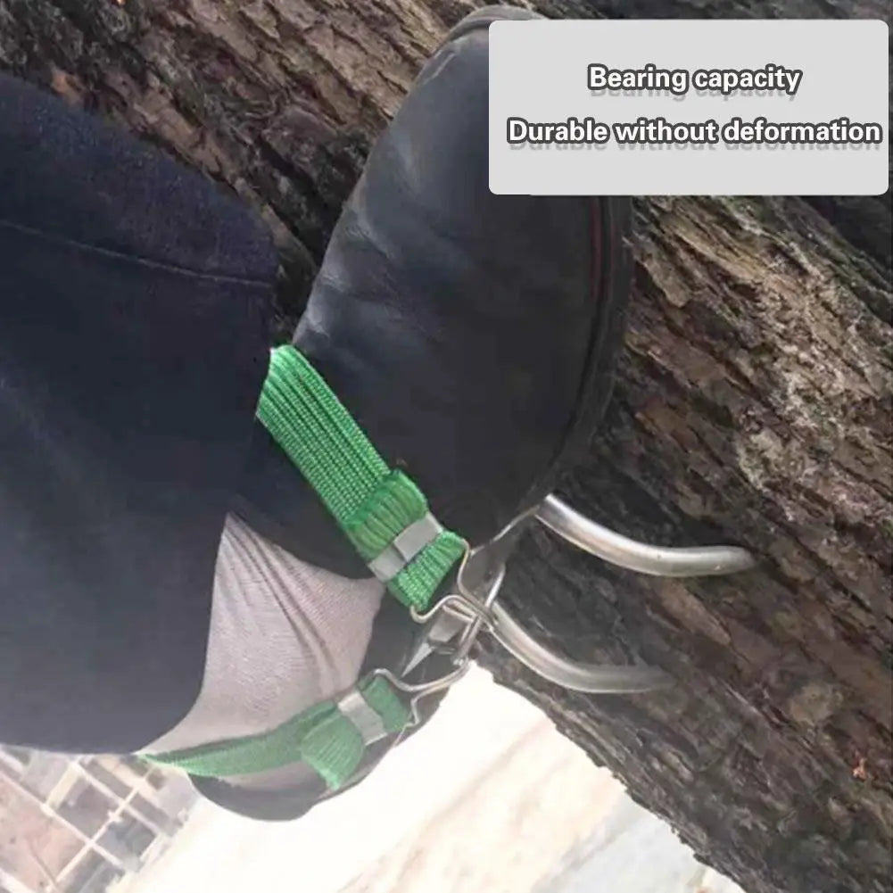 Tree Climbing Spikes – 304 Steel Climbing Shoes for Hunting, Observation, and Fruit Picking, Easy to Use