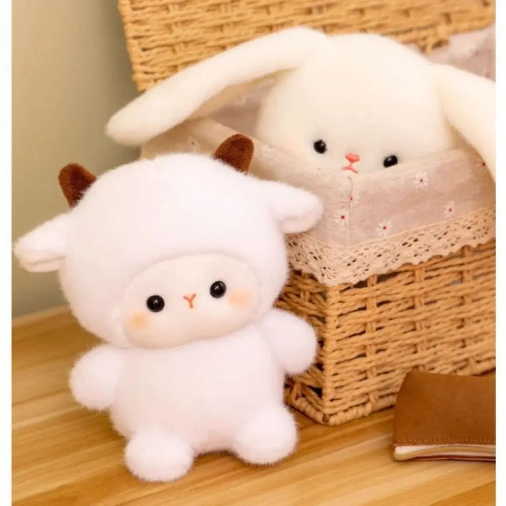 16cm Cute Plush Companion Doll — Capybara & Elephant Stuffed Animal Pillow, Soft Plush Bear Toy for Sleeping Gift