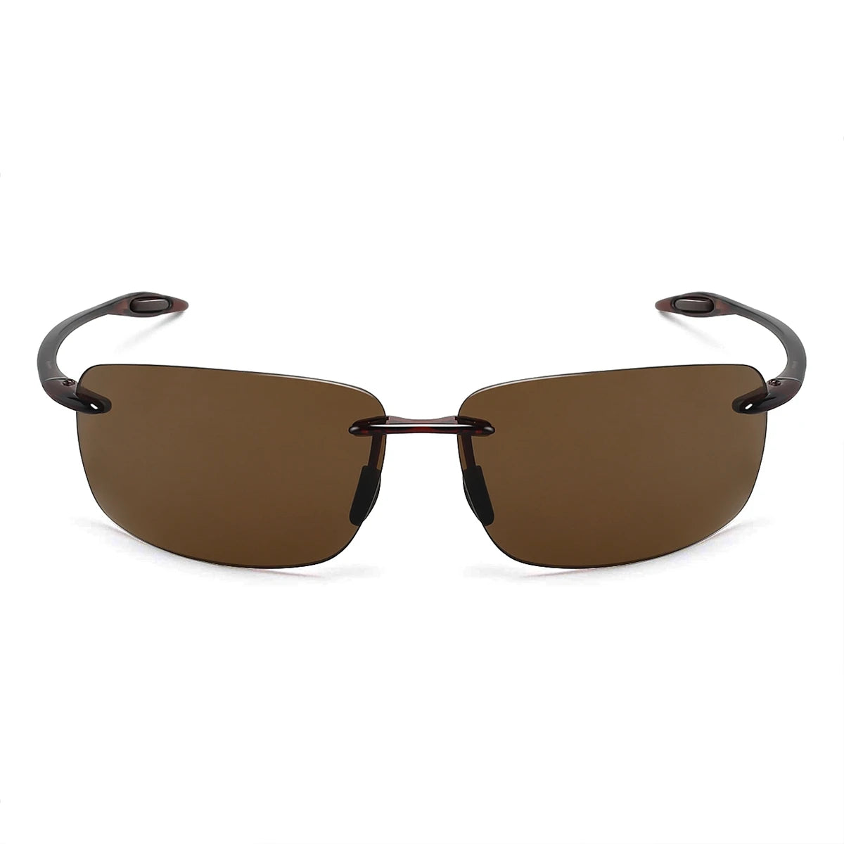 MAXJULI Polarized Sunglasses for Men & Women - Designer Fashion, Rimless Sports & Driving Eyewear (MJ8009)