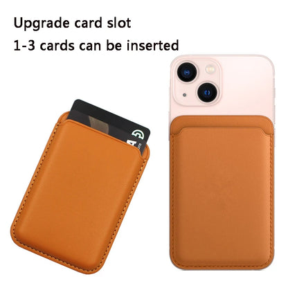 Leather MagSafe Wallet Case with Card Holder for iPhone 15 Pro Max, Compatible with iPhone 14, 13 & 12
