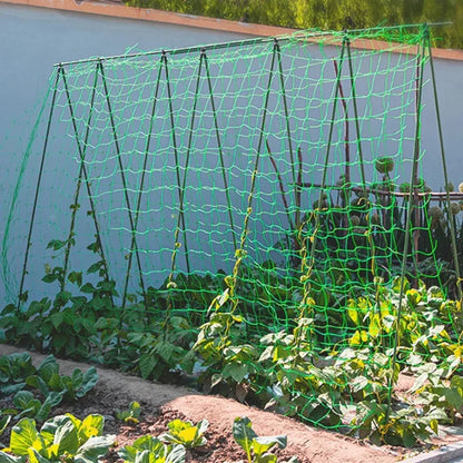 Heavy Duty Garden Plant Trellis Netting – Polyester Square Mesh Support for Climbing Plants, Vegetables & Vines