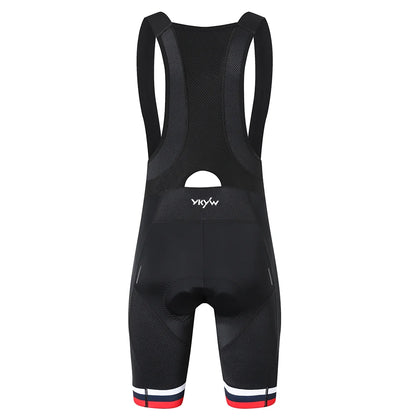 Ykywbike Men's Cycling Bib Shorts – Padded Quick-Dry Bike Tights for 6-Hour Rides, Outdoor Cycling Clothing