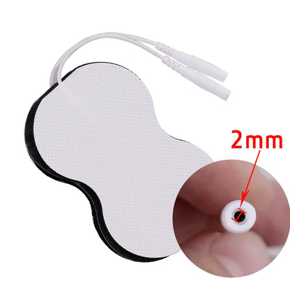 100/50pcs 5x5cm Muscle Stimulator Electrode Pads – Self-Adhesive Non-Woven Replacement for TENS Therapy Machines