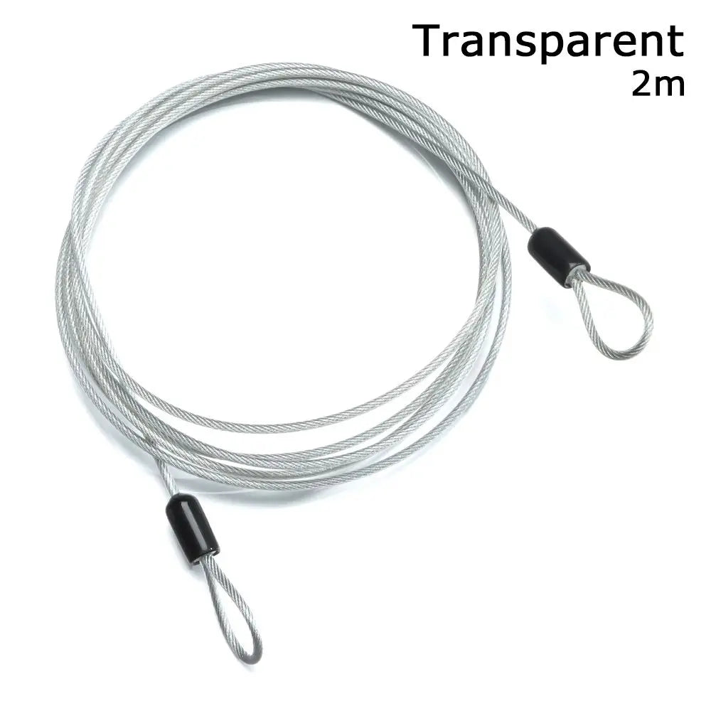 Strong Steel Bicycle Lock Cable 0.5/1/2M – Anti-Theft Cycling Safety Wire Lock for MTB & Road Bikes, Durable Bike Security Rope Accessory