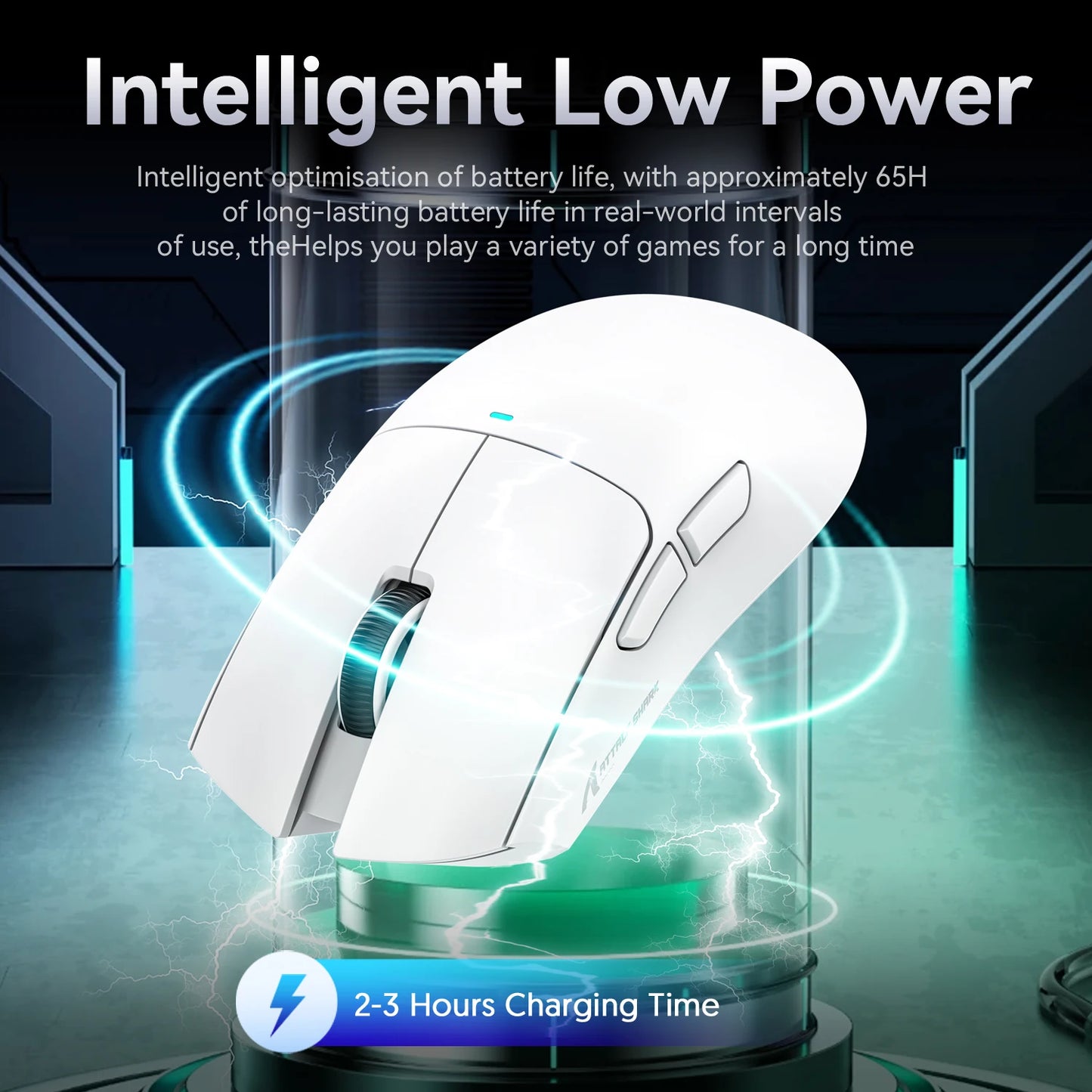 Attack Shark X11 Tri-Mode Wireless Gaming Mouse – 2.4GHz/Wired/Bluetooth PAW3311 22000DPI RGB PC Mouse 400IPS