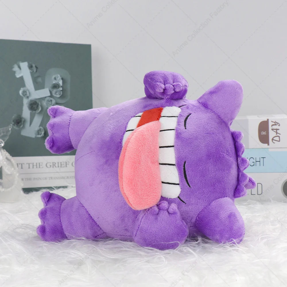 New Gengar Plush Toy – Soft Pokemon Stuffed Animal Doll, Cute Cartoon Christmas Gift